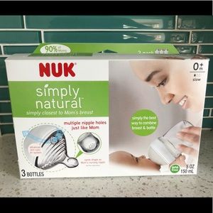 Brand new NUK baby bottles
